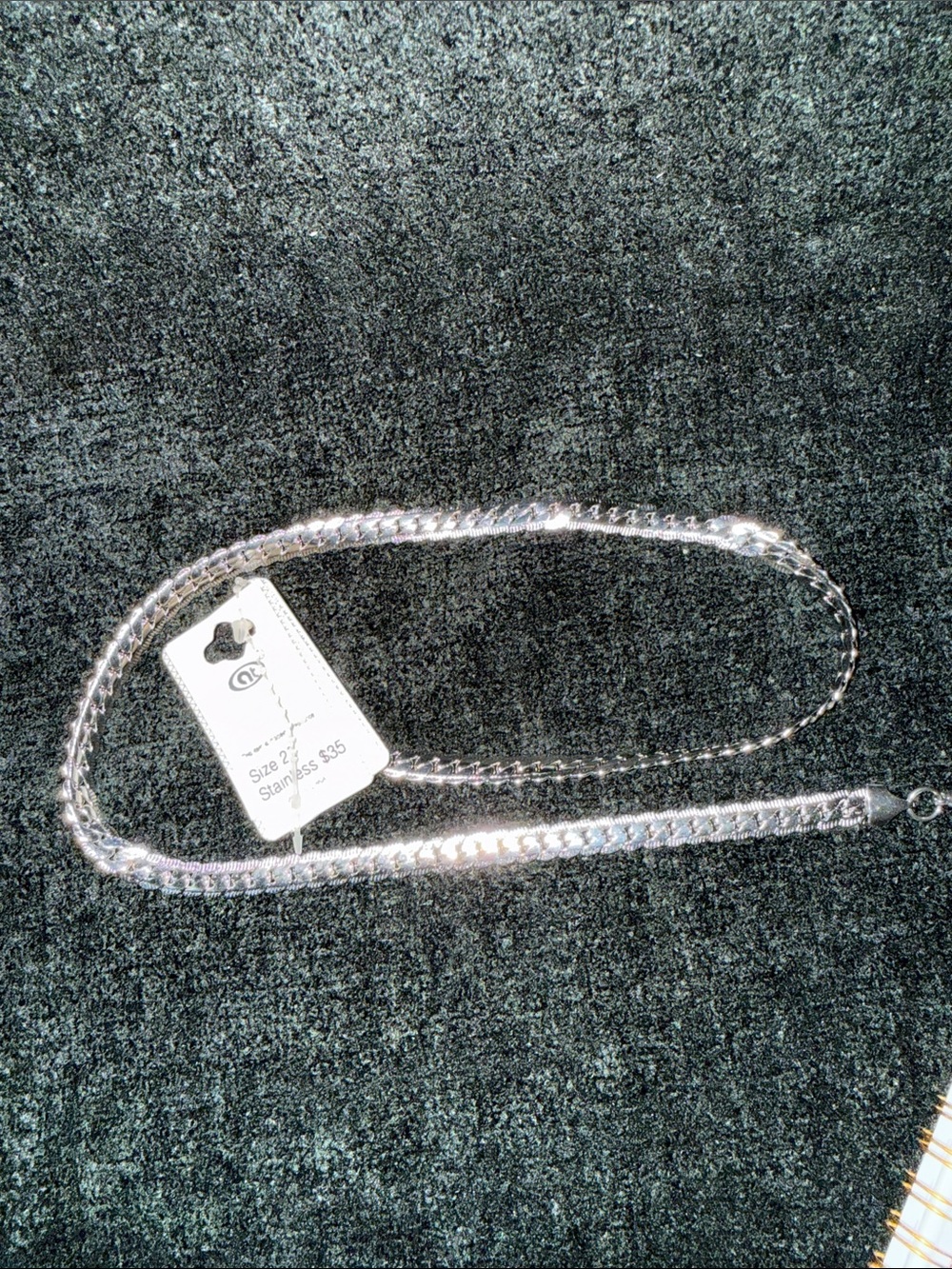 Unbranded Silver Chain Belt - Sleek Women's Accessory; stainless steel
